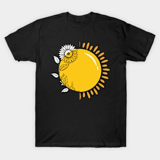 Little Aesthetic Sunflower T-Shirt